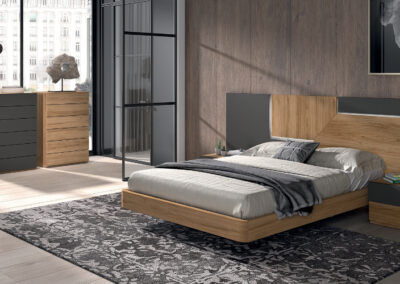 Lit et meubles pour la chambre à coucher