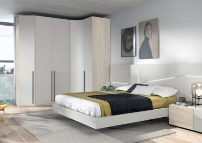 Lit et meubles pour la chambre à coucher