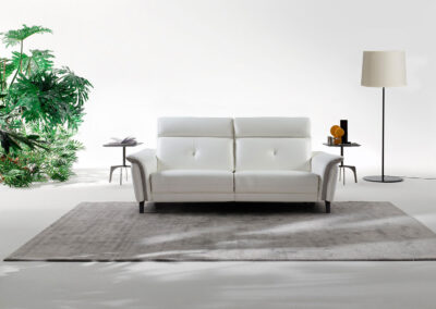 Canapé design blanc